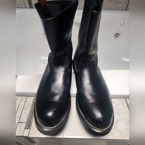 Black Leather Boots